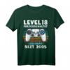 Level 18 Geburtstag Jungen T-Shirt – Lustiges Gamer Geschenk für 18. Geburtstag, Dekoration & Partyartikel