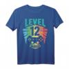 Gamer T-Shirt zum 12. Geburtstag – Level 12 unlocked! Lustiges Retro Gaming Outfit für Jungen und Mädchen, perfekte Geburtstagsüberraschung