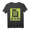 RTFM Read The Manual Geek - Lustiges Nerd T-Shirt für Programmierer, Technik- und Videospiel-Fans als Geschenk
