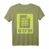 RTFM Read The Manual Geek - Lustiges Nerd T-Shirt für Programmierer, Technik- und Videospiel-Fans als Geschenk