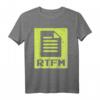 RTFM Read The Manual Geek - Lustiges Nerd T-Shirt für Programmierer, Technik- und Videospiel-Fans als Geschenk