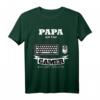Papa am Tag Gamer in der Nacht Geschenk - Lustiges T-Shirt für Nerds & Geeks, Geburtstags- & Weihnachtsgeschenk für Videospieler