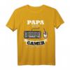Papa am Tag Gamer in der Nacht Geschenk - Lustiges T-Shirt für Nerds & Geeks, Geburtstags- & Weihnachtsgeschenk für Videospieler