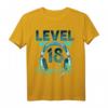 Level 18 Jahre Gamer T-Shirt für Jungen, Mädchen, Mann & Frau – Perfektes Geburtstagsgeschenk zum 18. Geburtstag für Zocker, LAN-Partys & Gaming Fans
