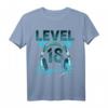 Level 18 Jahre Gamer T-Shirt für Jungen, Mädchen, Mann & Frau – Perfektes Geburtstagsgeschenk zum 18. Geburtstag für Zocker, LAN-Partys & Gaming Fans