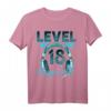Level 18 Jahre Gamer T-Shirt für Jungen, Mädchen, Mann & Frau – Perfektes Geburtstagsgeschenk zum 18. Geburtstag für Zocker, LAN-Partys & Gaming Fans