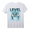 Level 18 Jahre Gamer T-Shirt für Jungen, Mädchen, Mann & Frau – Perfektes Geburtstagsgeschenk zum 18. Geburtstag für Zocker, LAN-Partys & Gaming Fans