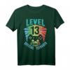 Offiziell Teenager 13. Geburtstag Geschenk Level 13 Unlocked T-Shirt - Lustiges Gaming Outfit für Jungen und Mädchen zum 13. Geburtstag