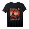 15. Geburtstag Jungen Video Gamer Level 15 Unlocked T-Shirt – Perfektes Geschenk für Teenager Gamer bei Party & LAN-Event