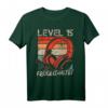 15. Geburtstag Jungen Video Gamer Level 15 Unlocked T-Shirt – Perfektes Geschenk für Teenager Gamer bei Party & LAN-Event