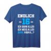 16. Geburtstag T-Shirt für Jungen und Mädchen - Witziges Geschenk zum 16. Geburtstag, Party-Accessoire & Geburtstagsidee