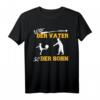 Wie der Vater so der Sohn Fußball Papa Partnerlook T-Shirt – Perfektes Familien-Outfit und Geschenk für Fußballfans zu Weihnachten, Geburtstag & Vatertag