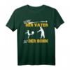 Wie der Vater so der Sohn Fußball Papa Partnerlook T-Shirt – Perfektes Familien-Outfit und Geschenk für Fußballfans zu Weihnachten, Geburtstag & Vatertag