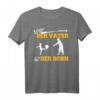 Wie der Vater so der Sohn Fußball Papa Partnerlook T-Shirt – Perfektes Familien-Outfit und Geschenk für Fußballfans zu Weihnachten, Geburtstag & Vatertag