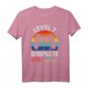 Lustiges Retro-Design zum 7. Hochzeitstag - Level 7 Gamer T-Shirt mit Videospiel-Controller & Vintage-Style als Geschenkidee