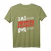 Dad by Day Gamer by Night - Papa Vatertagsgeschenk T-Shirt mit Botschaft für den besonderen Vater
