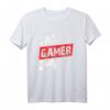 Dad by Day Gamer by Night - Papa Vatertagsgeschenk T-Shirt mit Botschaft für den besonderen Vater