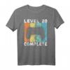 20. Geburtstag Gamer Level 20 T-Shirt - Perfektes Geschenk für Videospiel-Fans, Ehemänner & Freunde zum 20. Geburtstag