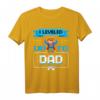 I leveled up to Dad - Witziges Papa werden Schwangerschaft T-Shirt mit 8bit Gaming Design, ideales Geschenk zur Babyankündigung
