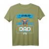 I leveled up to Dad - Witziges Papa werden Schwangerschaft T-Shirt mit 8bit Gaming Design, ideales Geschenk zur Babyankündigung