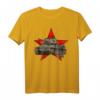 T-34 Sowjetischer Panzer WWII Rotes Stern T-Shirt – Vintage Militärdesign für Geschichts- und Militärfans, Veteranen & Modellbauer