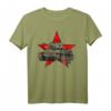 T-34 Sowjetischer Panzer WWII Rotes Stern T-Shirt – Vintage Militärdesign für Geschichts- und Militärfans, Veteranen & Modellbauer