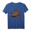 T-34 Sowjetischer Panzer WWII Rotes Stern T-Shirt – Vintage Militärdesign für Geschichts- und Militärfans, Veteranen & Modellbauer