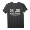 Ich liebe es wenn meine Freundin mich zocken läßt - Lustiges Gamer T-Shirt mit Retro Pixel Game Design, perfektes Geschenk für Zocker zu Weihnachten & Geburtstag