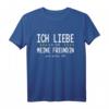 Ich liebe es wenn meine Freundin mich zocken läßt - Lustiges Gamer T-Shirt mit Retro Pixel Game Design, perfektes Geschenk für Zocker zu Weihnachten & Geburtstag