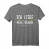 Ich liebe es wenn meine Freundin mich zocken läßt - Lustiges Gamer T-Shirt mit Retro Pixel Game Design, perfektes Geschenk für Zocker zu Weihnachten & Geburtstag