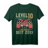 Level 10 Freigeschaltet Jahrgang 10. Geburtstag Video Gamer T-Shirt – Perfektes Geschenk für Kinder zum 10. Geburtstag