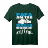 Herren Papa am Tag Gamer in der Nacht T-Shirt – Perfektes Geschenk für Zocker Dad & Vatertag