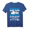 Herren Papa am Tag Gamer in der Nacht T-Shirt – Perfektes Geschenk für Zocker Dad & Vatertag