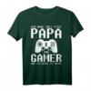 Herren Gaming Papa Gamer Vater Zocken Vatertag Konsole T-Shirt - Lustiges Geschenk für Nerds & Zocker mit Spruch für Lan Parties & Esports