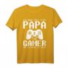 Herren Gaming Papa Gamer Vater Zocken Vatertag Konsole T-Shirt - Lustiges Geschenk für Nerds & Zocker mit Spruch für Lan Parties & Esports