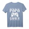 Herren Gaming Papa Gamer Vater Zocken Vatertag Konsole T-Shirt - Lustiges Geschenk für Nerds & Zocker mit Spruch für Lan Parties & Esports