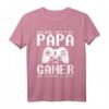 Herren Gaming Papa Gamer Vater Zocken Vatertag Konsole T-Shirt - Lustiges Geschenk für Nerds & Zocker mit Spruch für Lan Parties & Esports