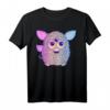 HapDog Retro Neon Gradient Big Cute Portrait T-Shirt – Lustiges, offiziell lizenziertes Hasbro Design für Kinder und Erwachsene