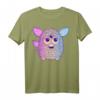 HapDog Retro Neon Gradient Big Cute Portrait T-Shirt – Lustiges, offiziell lizenziertes Hasbro Design für Kinder und Erwachsene