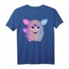 HapDog Retro Neon Gradient Big Cute Portrait T-Shirt – Lustiges, offiziell lizenziertes Hasbro Design für Kinder und Erwachsene