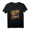 Herren Gamer Geschenk - Lustiges Zocker T-Shirt für Videospieler, Gamer und Nerds als perfekte Überraschung für Geburtstag, Vatertag & Gamer Partys