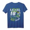 Level 18 Jahre Geburtstagsshirt für Jungen Gamer 2005 - Originelles Gaming Geschenk zum 18. Geburtstag für Zocker und Videospiel-Fans