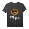 Halloween Kürbis Jack O Lantern Verpixeltes 90s Gamer T-Shirt – Lustiges Retro-Gaming Design für Jungen, Männer, Teenager & Freunde