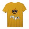 Halloween Kürbis Jack O Lantern Verpixeltes 90s Gamer T-Shirt – Lustiges Retro-Gaming Design für Jungen, Männer, Teenager & Freunde