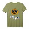 Halloween Kürbis Jack O Lantern Verpixeltes 90s Gamer T-Shirt – Lustiges Retro-Gaming Design für Jungen, Männer, Teenager & Freunde