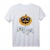 Halloween Kürbis Jack O Lantern Verpixeltes 90s Gamer T-Shirt – Lustiges Retro-Gaming Design für Jungen, Männer, Teenager & Freunde