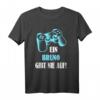 Ein Bruno Gibt Nie Auf! Personalisiertes Gamer T-Shirt – Individuelles Geschenk zum Geburtstag für Gamer und Zocker