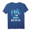 Ein Bruno Gibt Nie Auf! Personalisiertes Gamer T-Shirt – Individuelles Geschenk zum Geburtstag für Gamer und Zocker