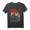 Kinder 6. Geburtstag Jungen Video Gamer Level 6 Freigeschaltet T-Shirt - Perfektes Geschenk für Gaming-begeisterte Kids zum Geburtstag