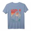 Kinder 6. Geburtstag Jungen Video Gamer Level 6 Freigeschaltet T-Shirt - Perfektes Geschenk für Gaming-begeisterte Kids zum Geburtstag